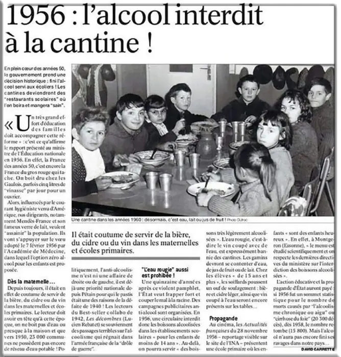 Article in the French Press About the Corresponding Ban.