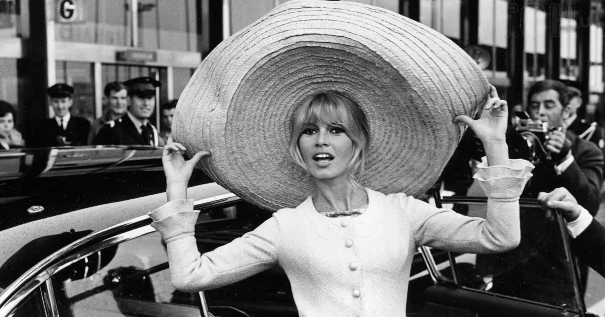 Brigitte Bardot in a hat