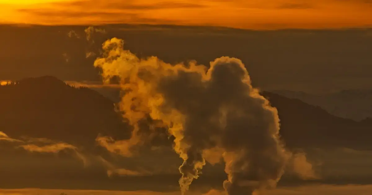 polluted air