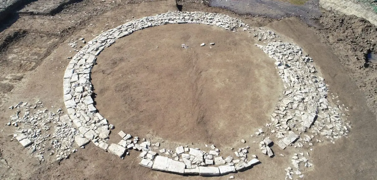 round foundation of an ancient structure