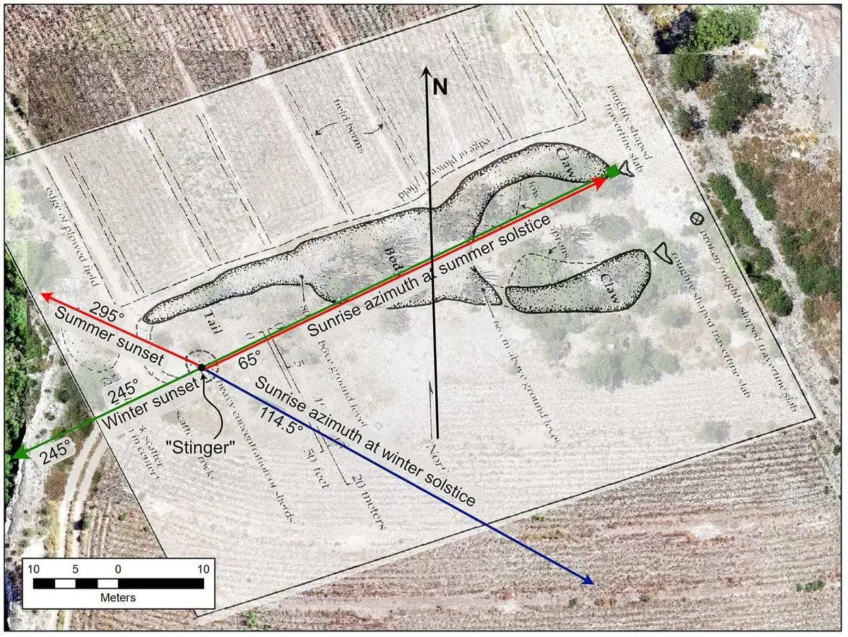 In Mexico, an ancient mound shaped like a scorpion has been discovered. What is this strange object?