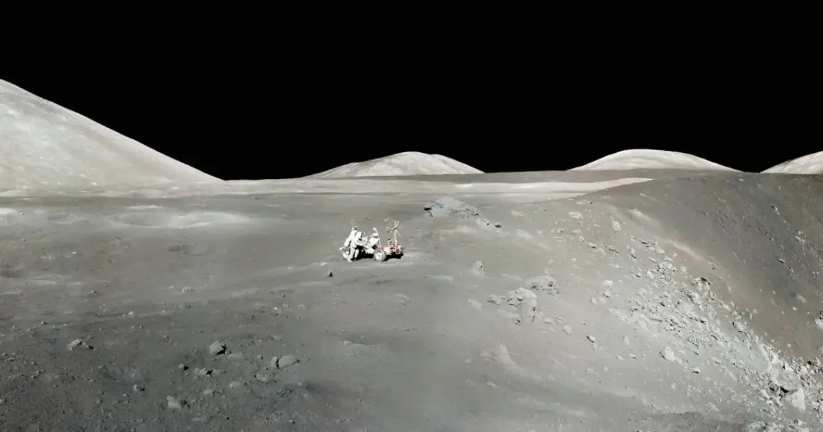 Moon surface