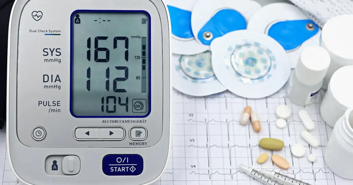 Blood pressure monitor with high readings