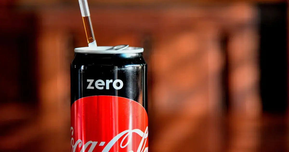 can of sugar-free Coca-Cola