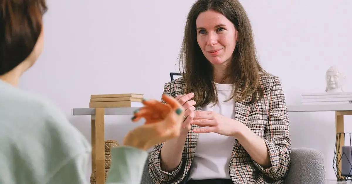 woman in therapy session