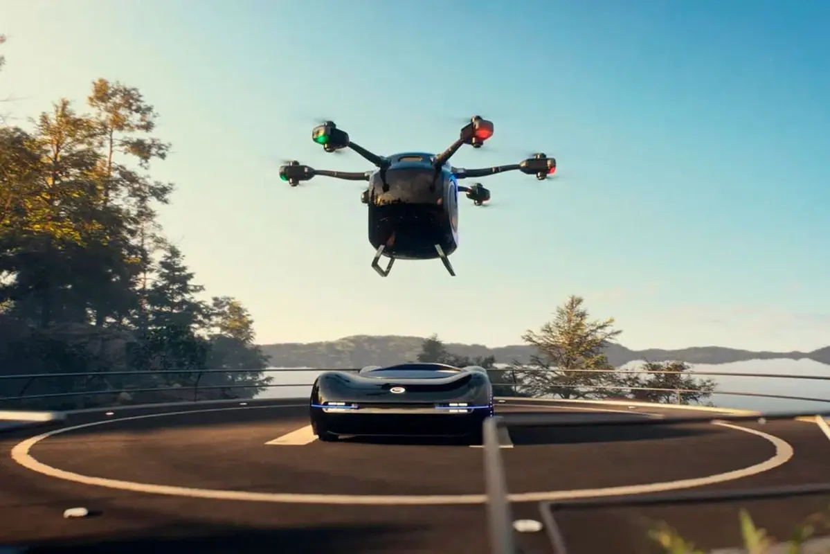Flying Taxi with an Autonomous Car Included