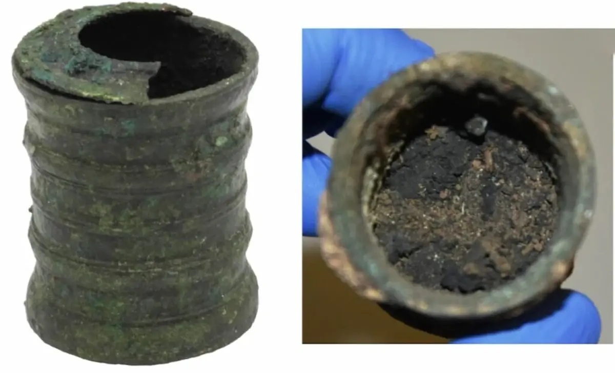 In Portugal, an ancient Roman inkwell was discovered. What amazed scientists?