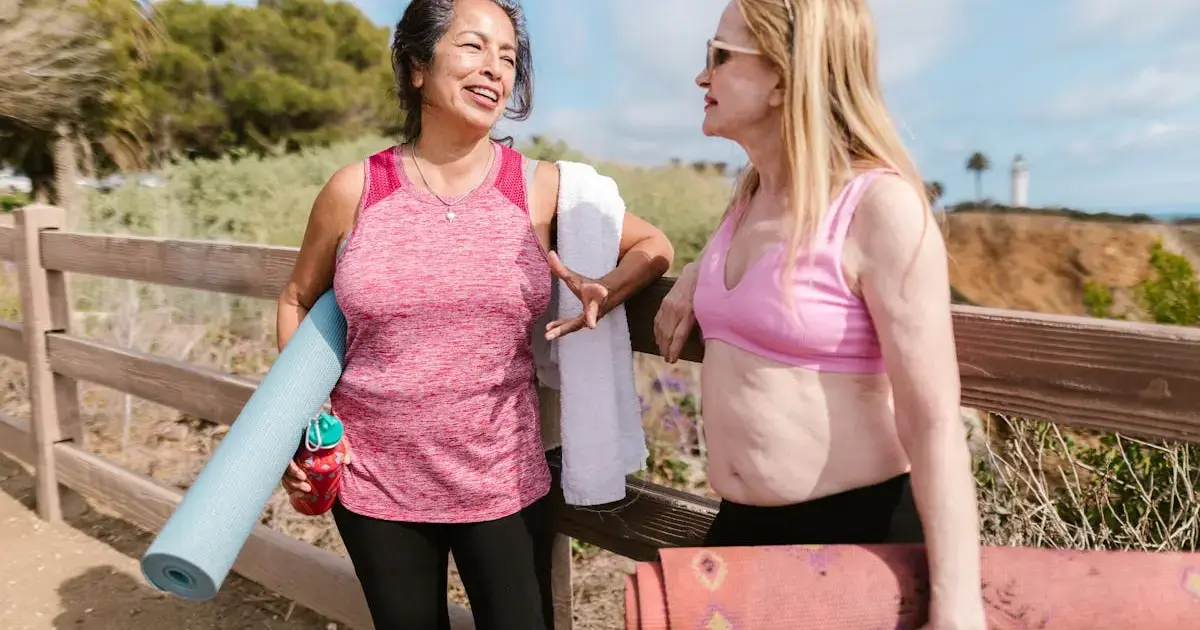 two women communicating