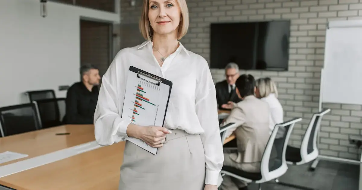 Manager in the office