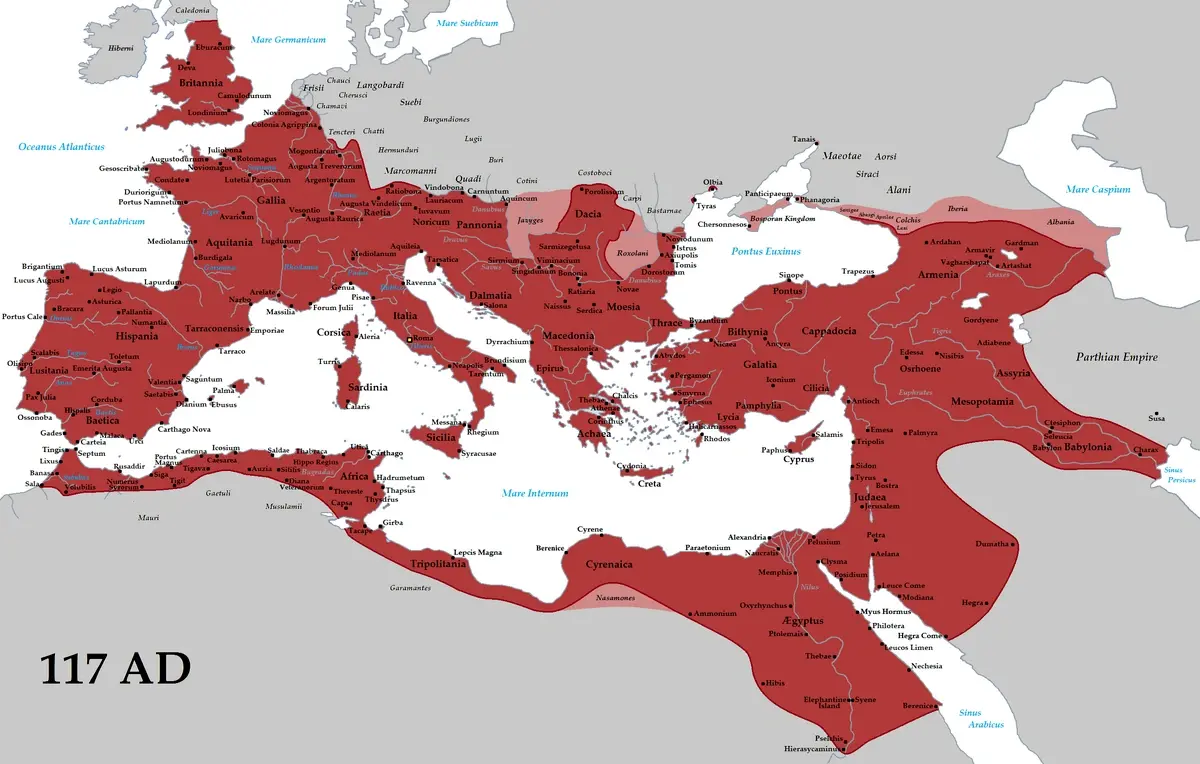 Map of the Roman Empire