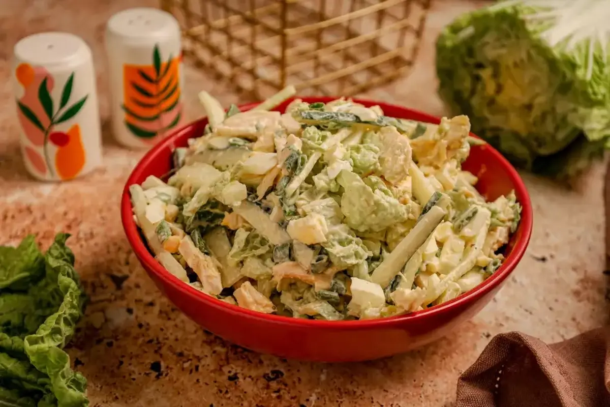 salad with Beijing cabbage