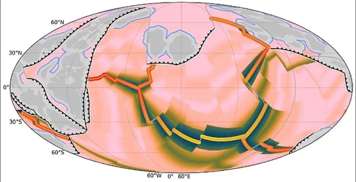 Moving tectonic plates changed Earth's surface environment.