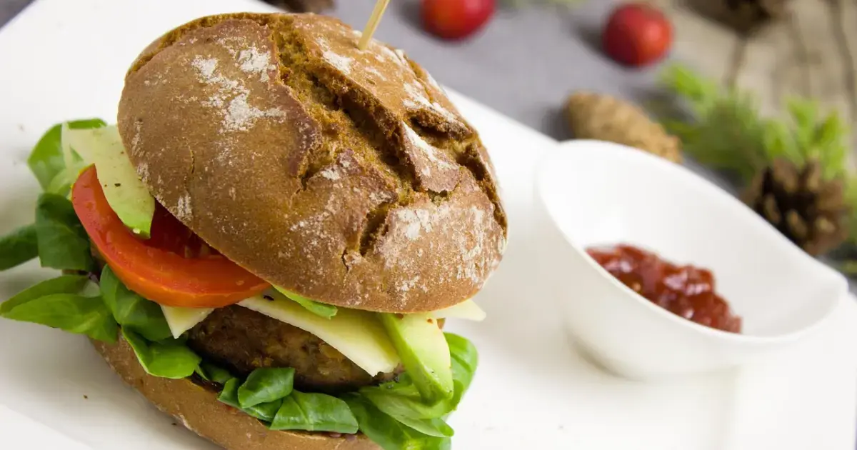 Turkey Burger with Avocado and Spices