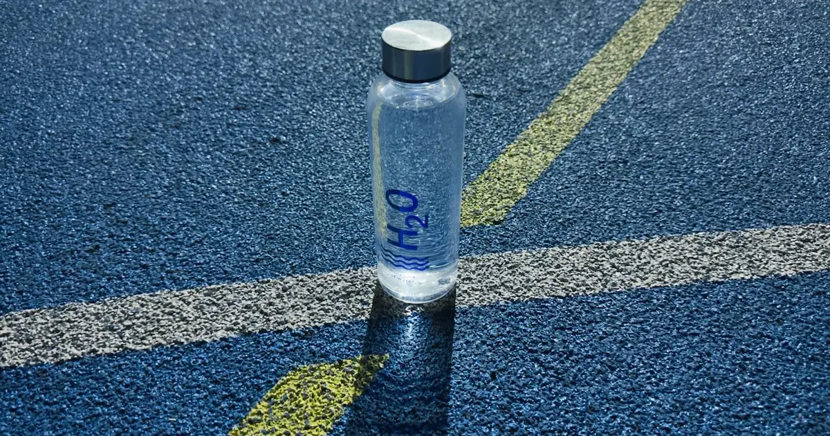 water in a bottle