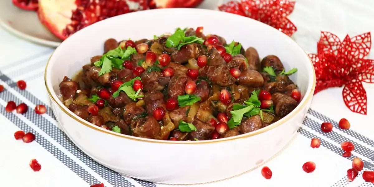 Chicken Liver with Pomegranate (2)
