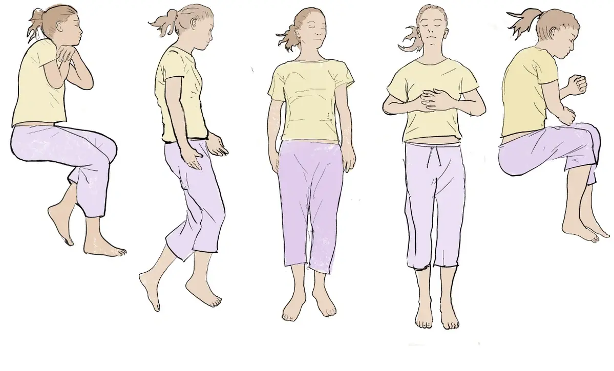 Different sleeping positions