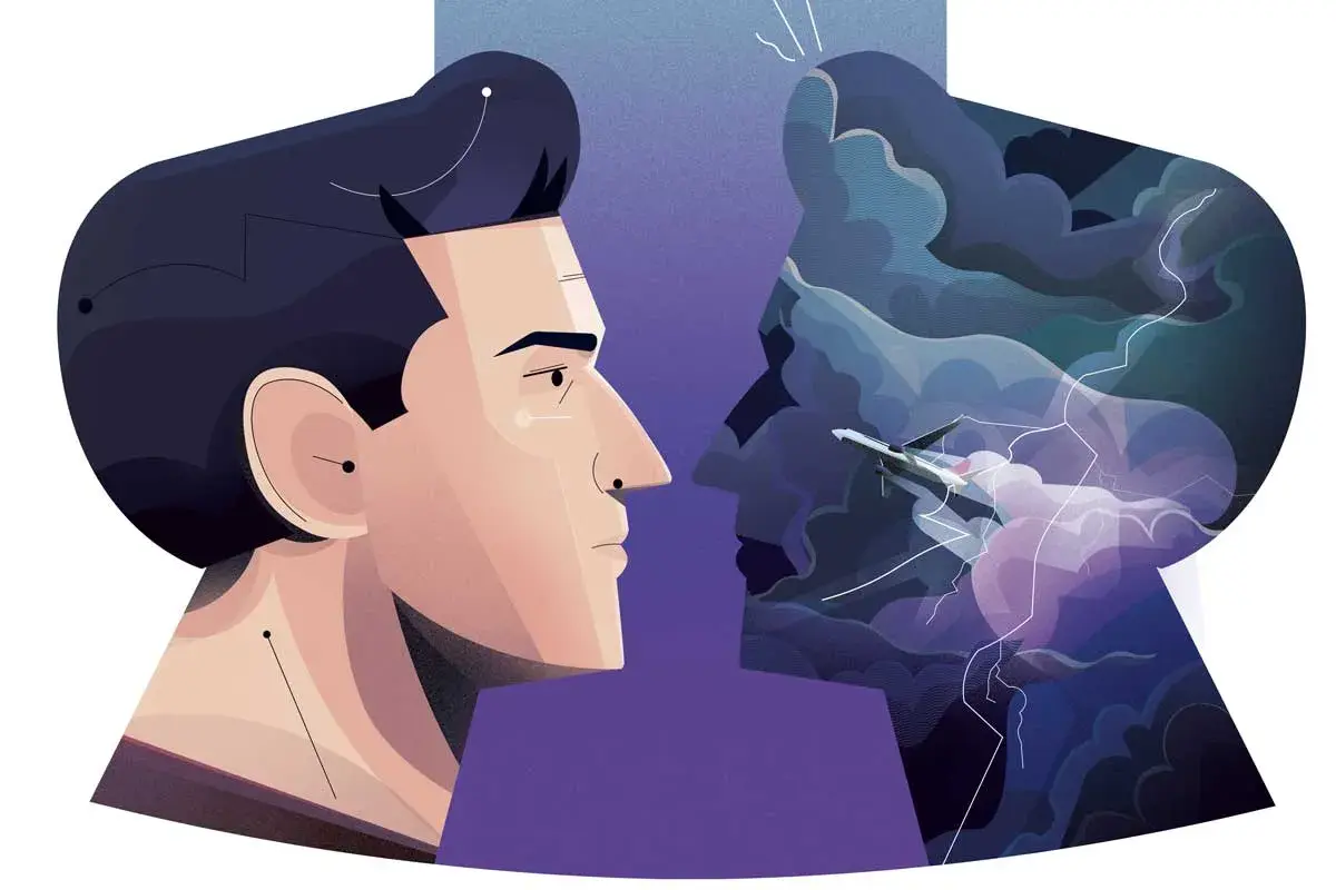 Man Imagining Catastrophe