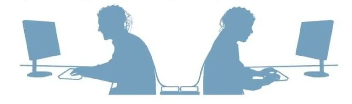 study of synchronized brain activity between two people