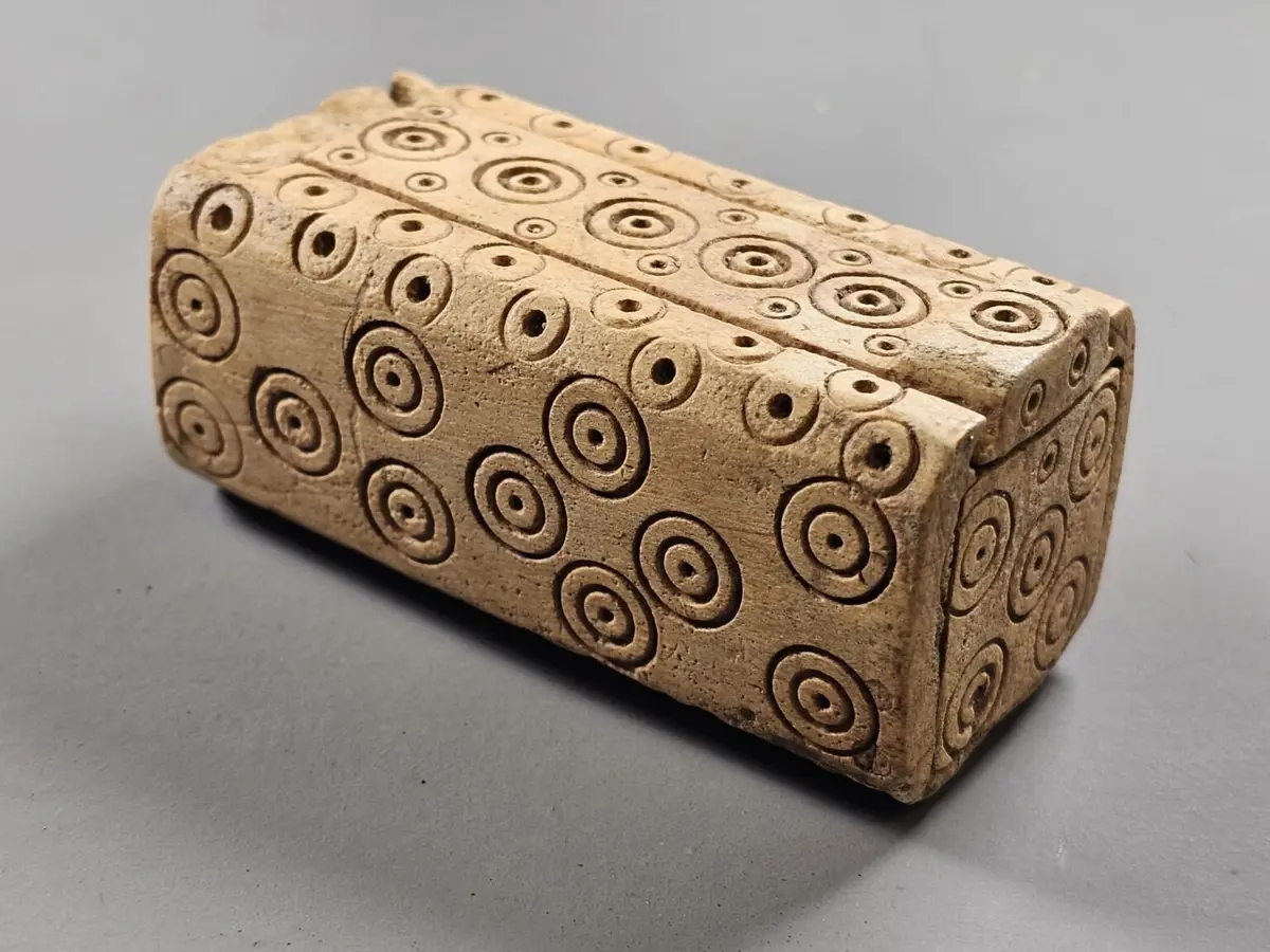 A rare bone box from Roman Britain found in England