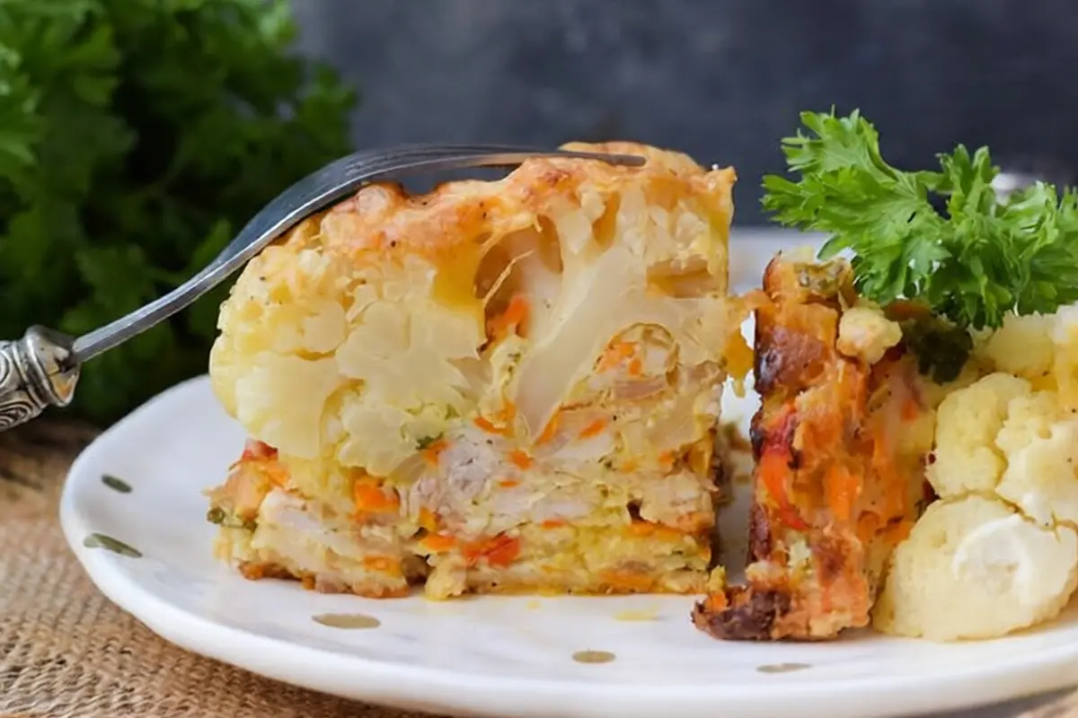 Cauliflower with Meat