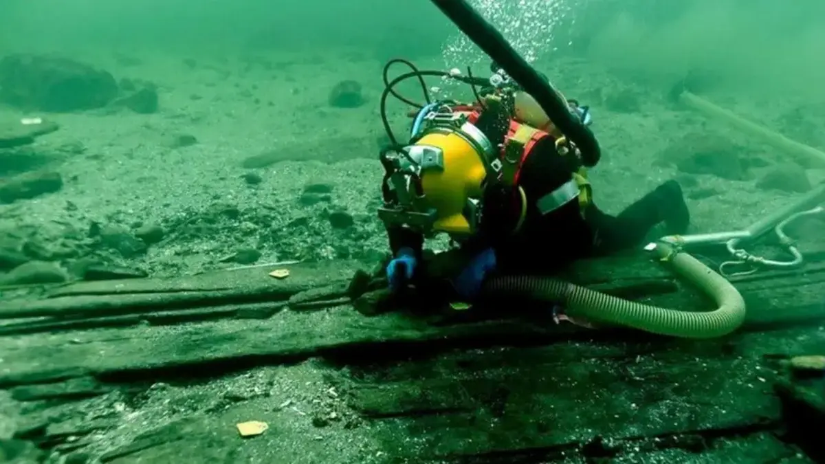 Archaeologists have uncovered a massive Viking ship near the shores of Denmark