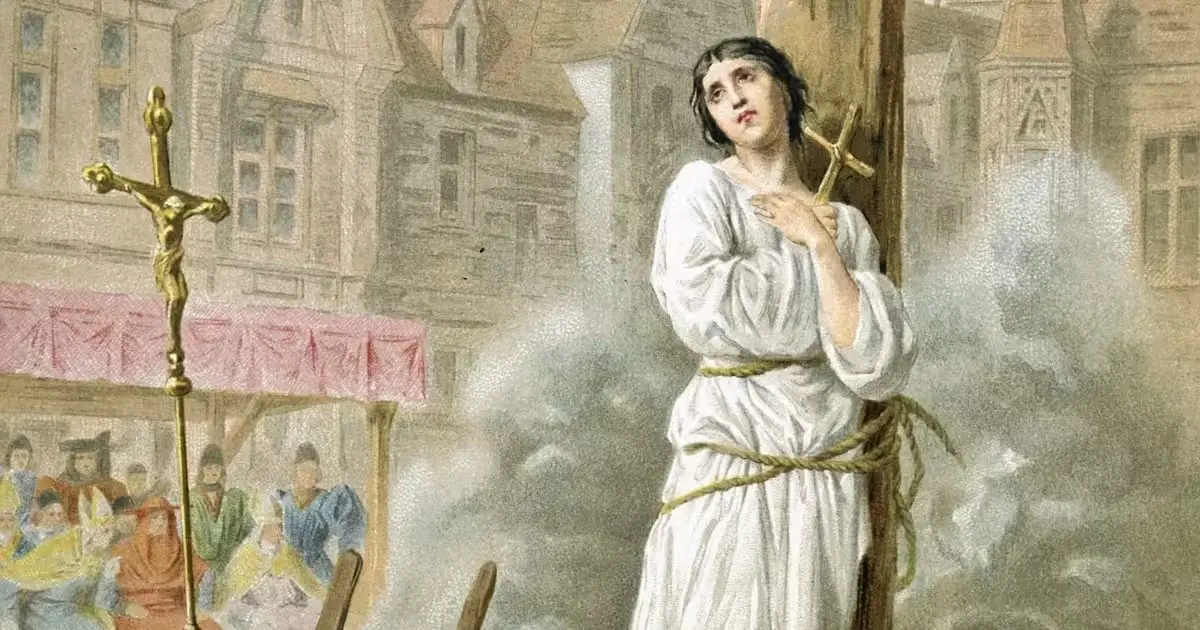Joan of Arc Before Her Execution