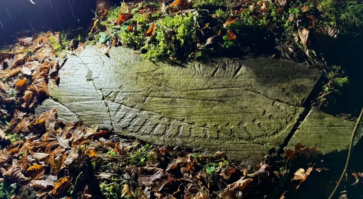 Carved Image of a Bronze Age Ship