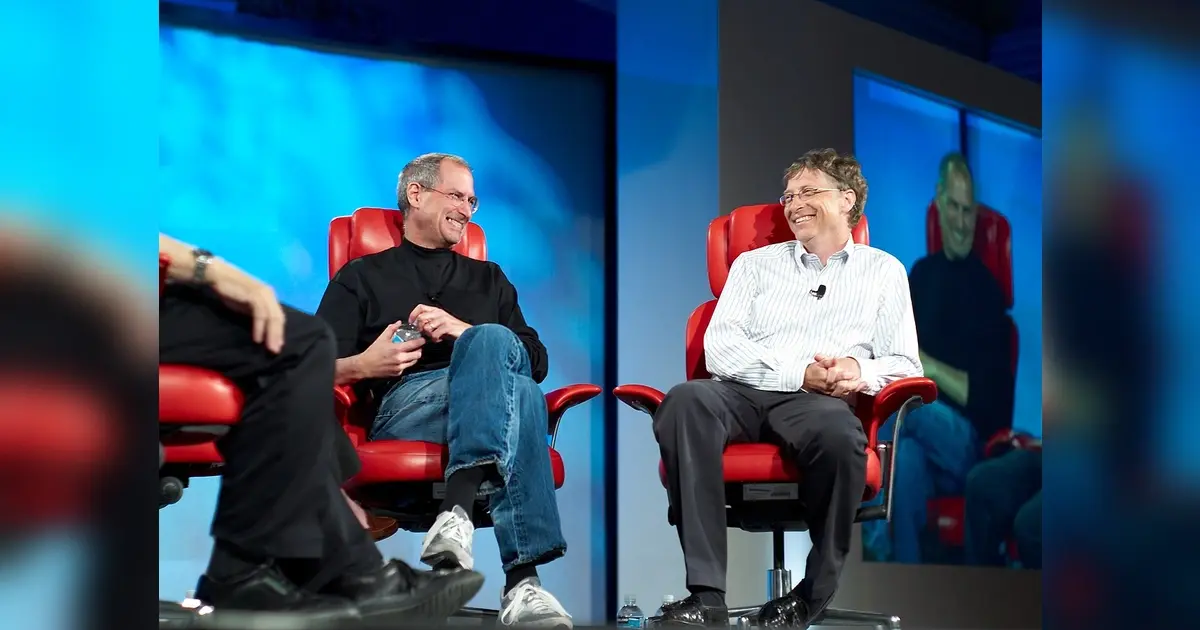 Steve Jobs and Bill Gates, 2007