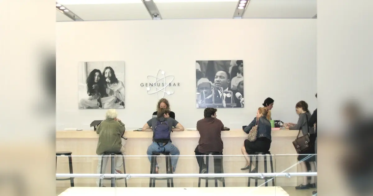 Genius Bar at the New York Apple Store