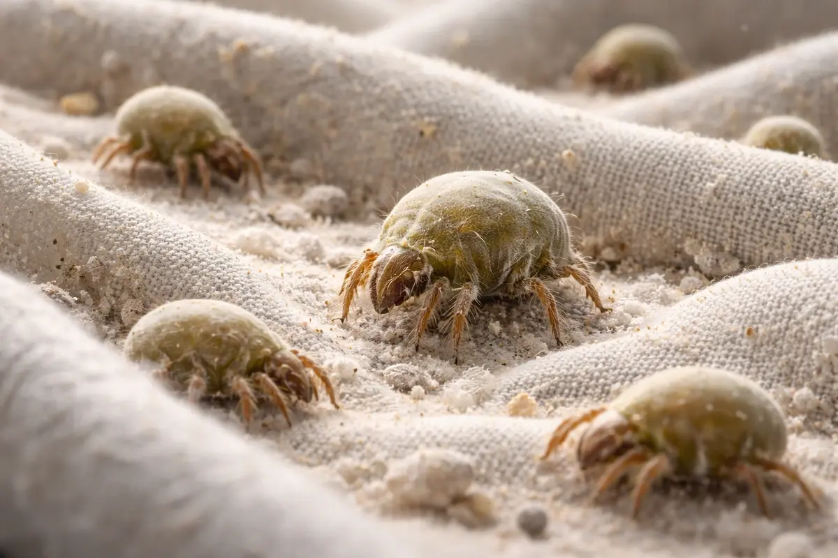 dust mites in bedding
