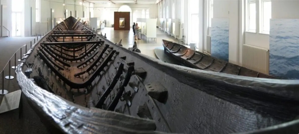 Viking Ships in a Museum