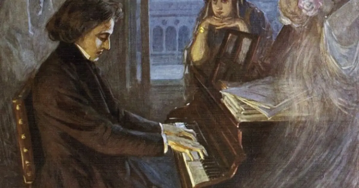 Chopin Giving Piano Lessons
