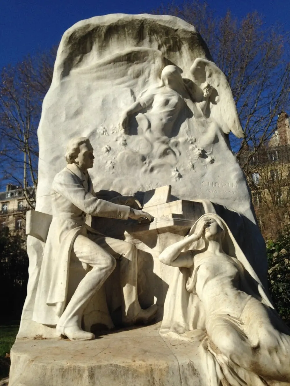 Chopin Monument Erected in 1906 in Paris