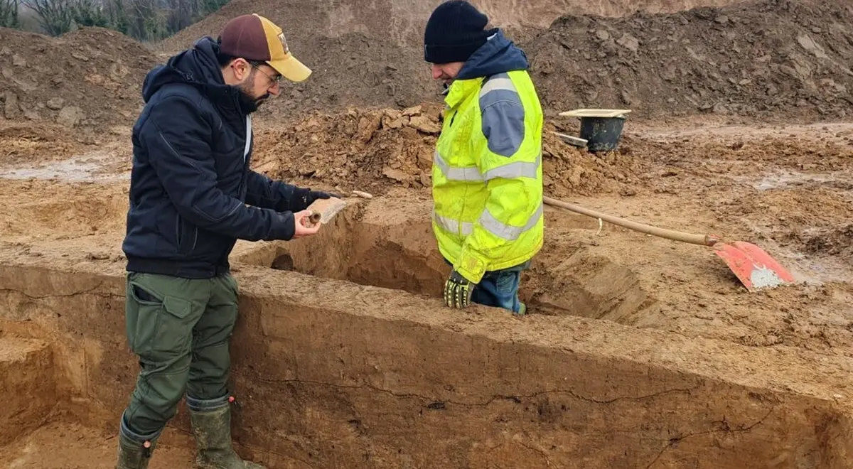 Excavations along Logagenweg