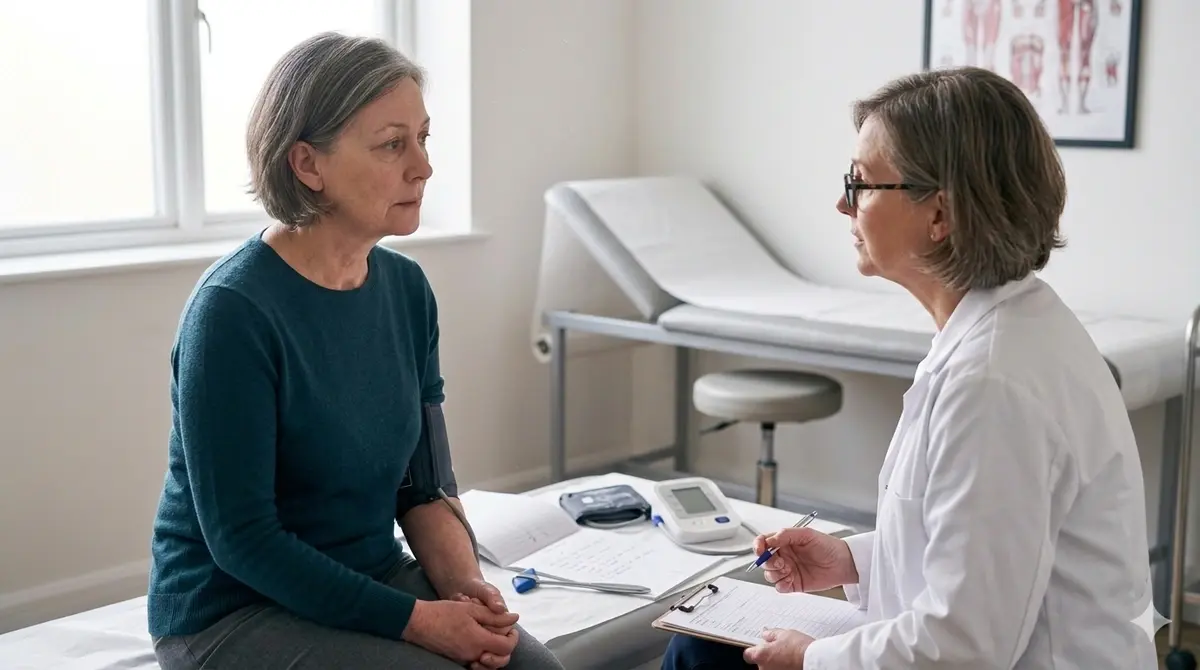 жінка 50 років на обстеженні у лікаря