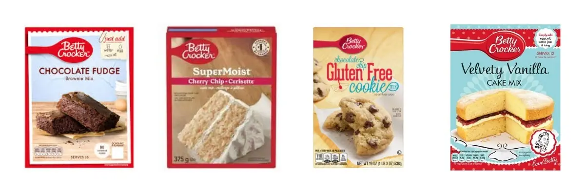Betty Crocker dry mixes